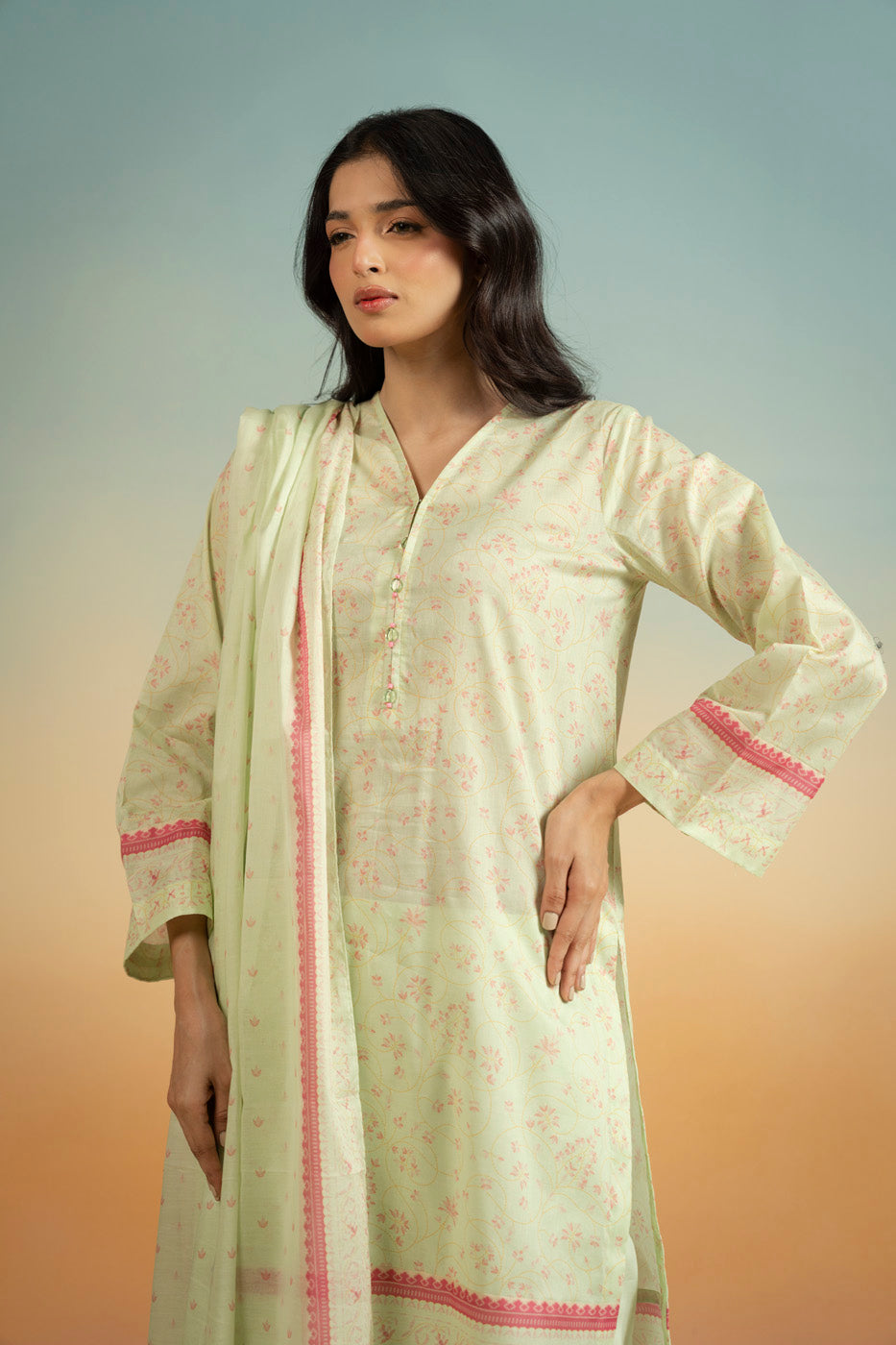 RTS  | SHIRT, TROUSER & DUPATTA alternate view