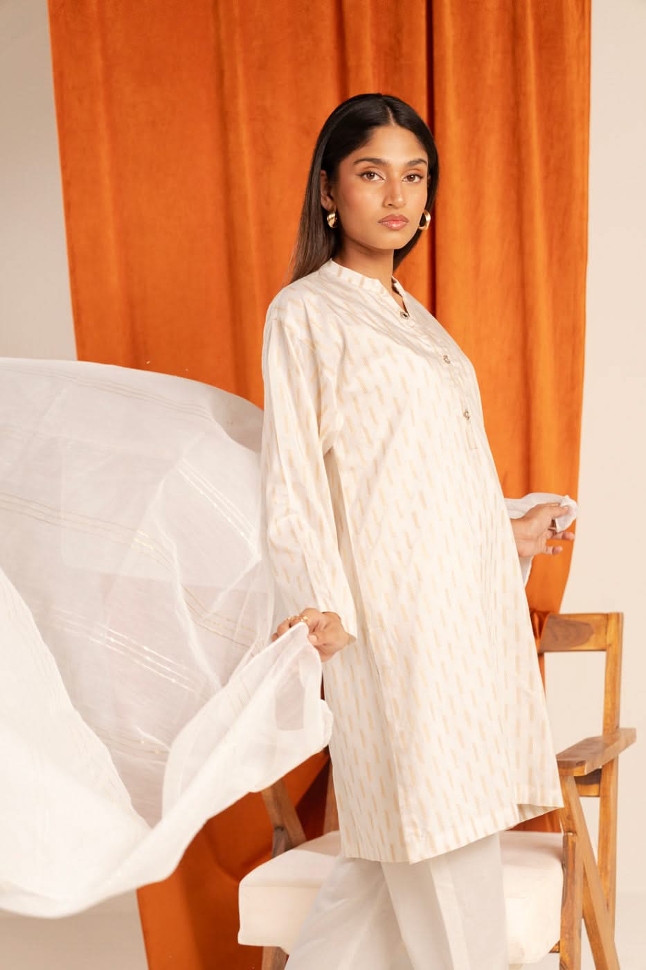 RTW | SHIRT & DUPATTA alternate view