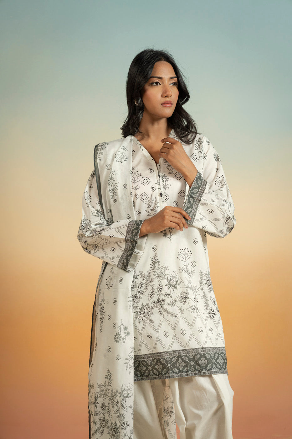 RTS  | SHIRT, TROUSER & DUPATTA alternate view
