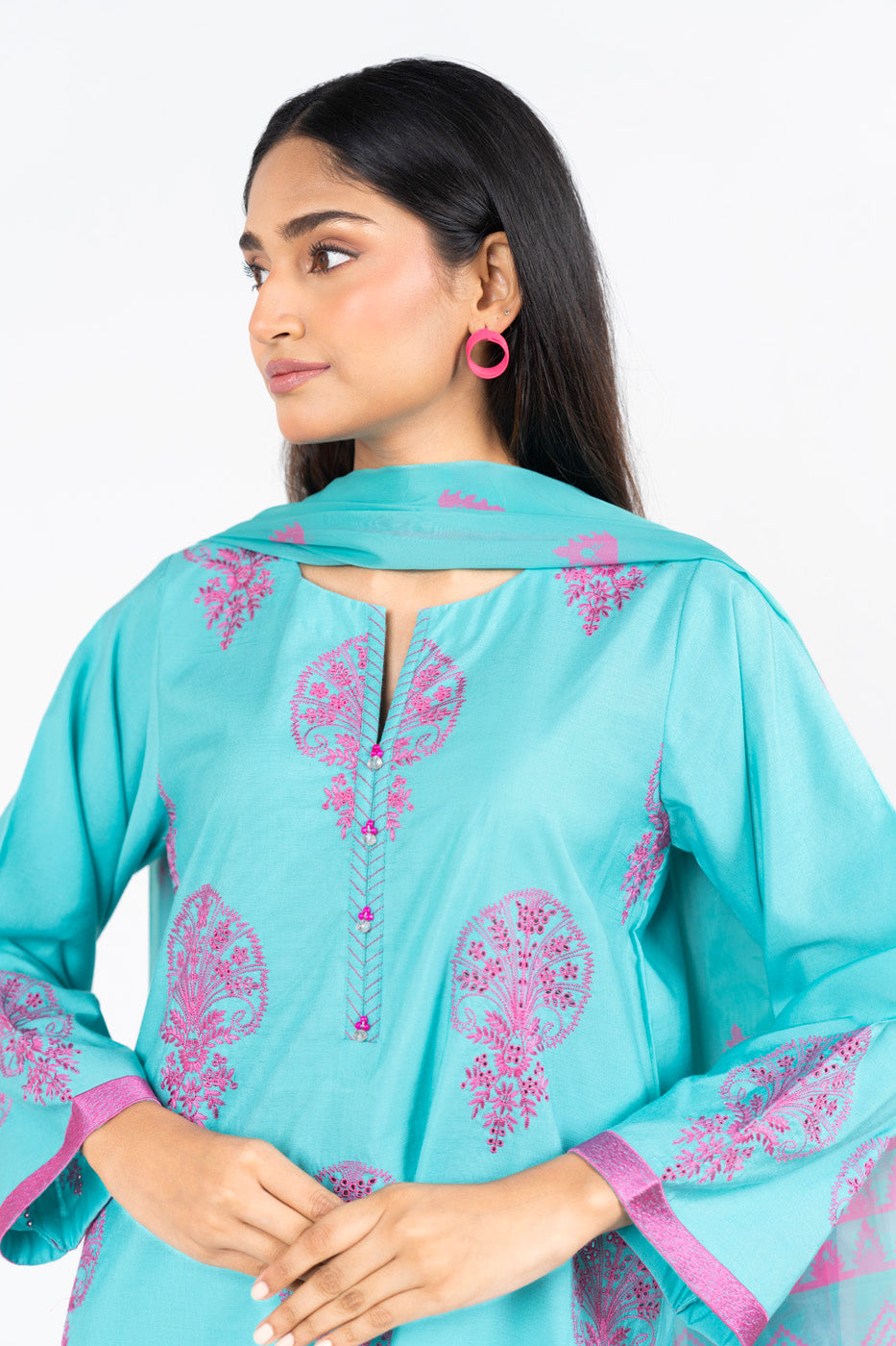 RTW | SHIRT, TROUSER & DUPATTA view 3