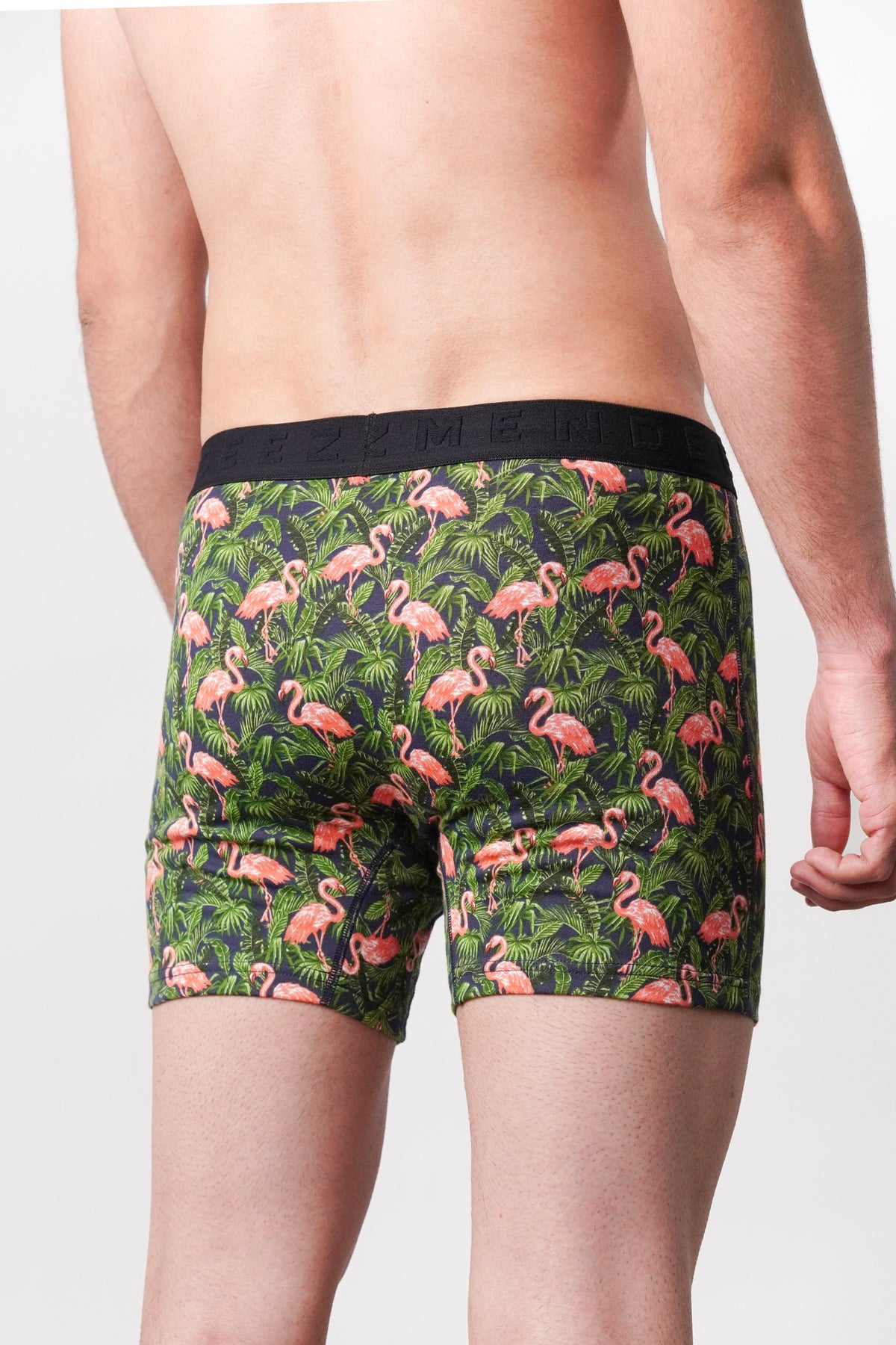 Printed All Day Boxers - Green - FA alternate view