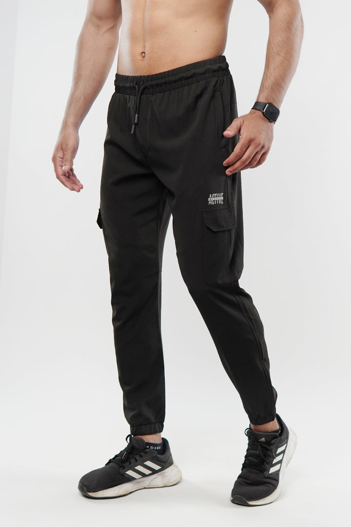 Cargo Jogger Pants - Black - FA