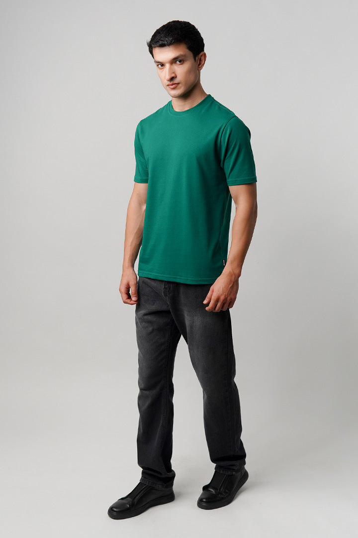 Regular Fit Crew Neck T-Shirt - Green