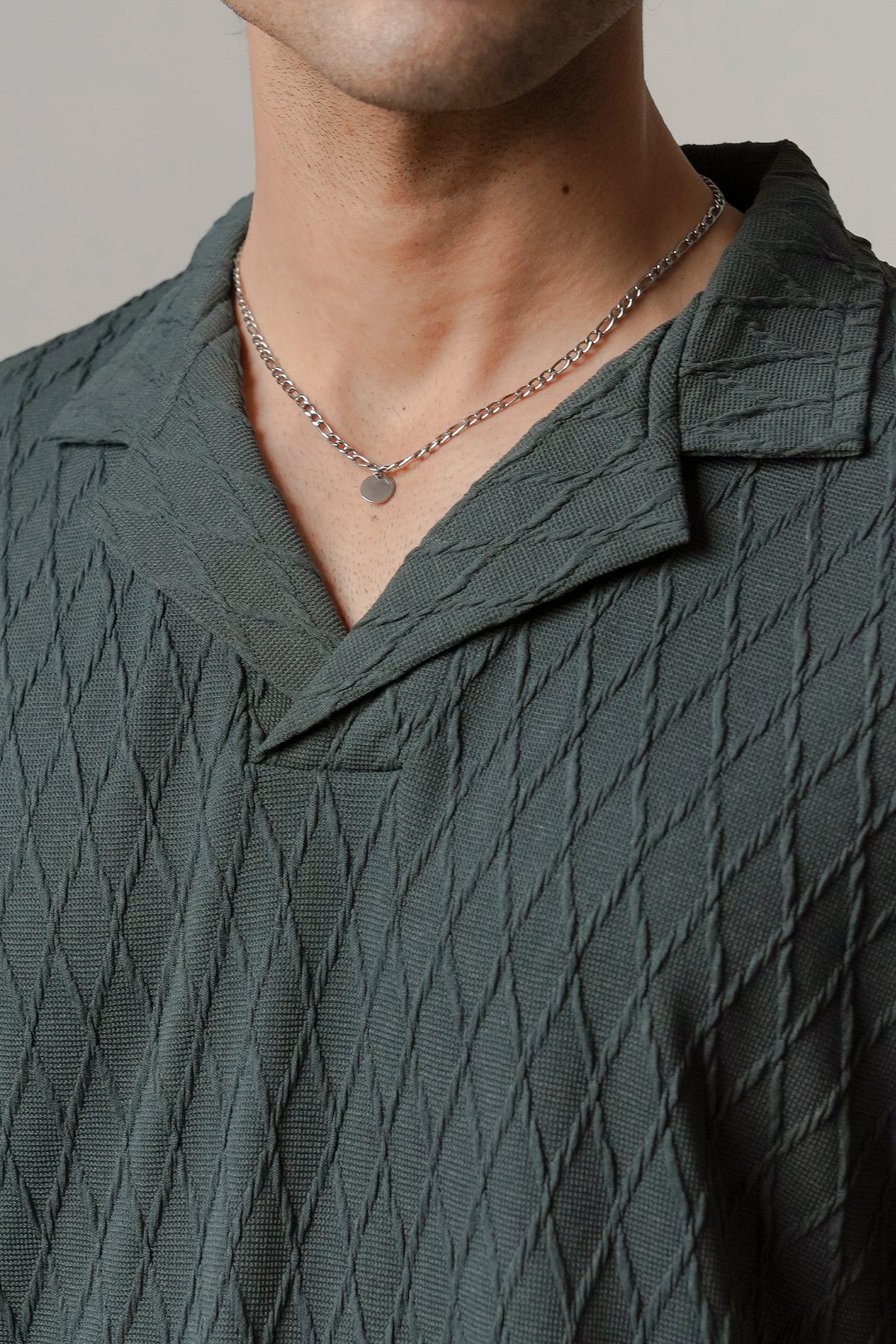 Cuban Collar Polo - Sea Green alternate view