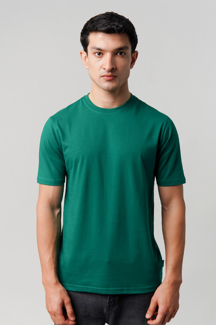 Regular Fit Crew Neck T-Shirt - Green