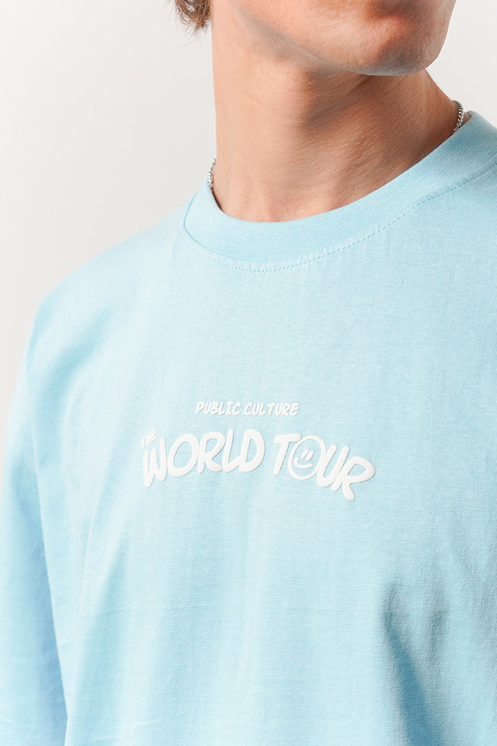 Box Fit Tee - Sky Blue - FA
