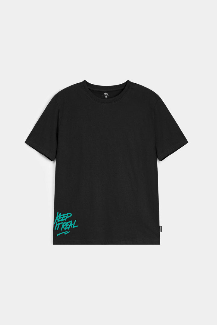 Printed Graphic Tee - Black