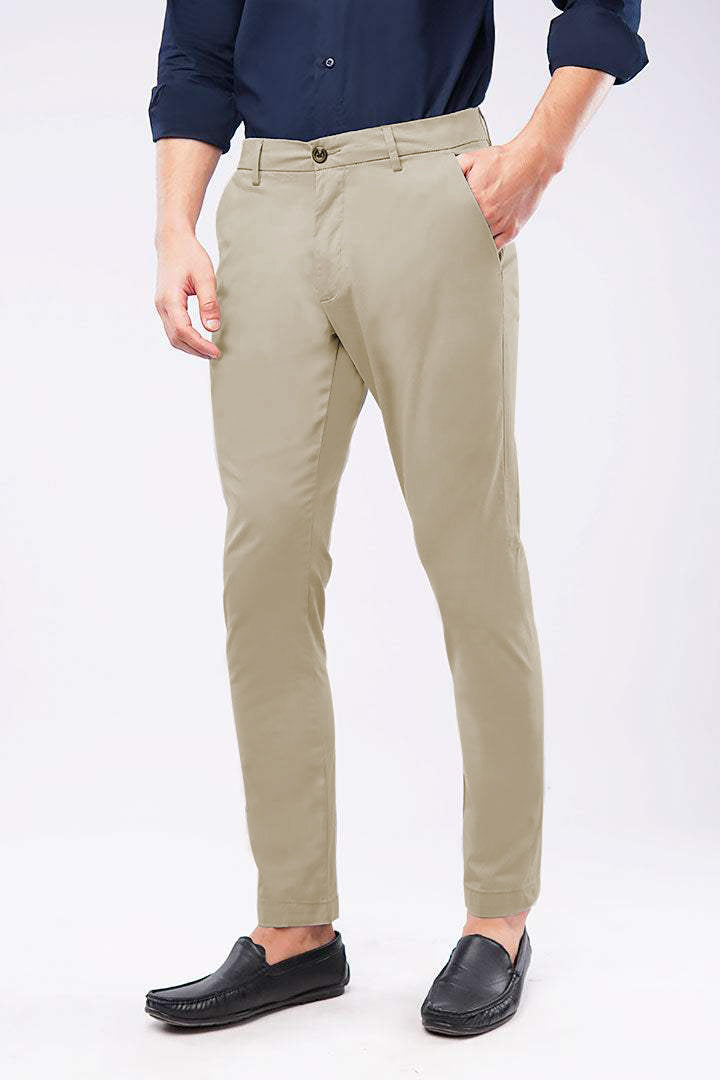 Slim Fit Chinos - Sand