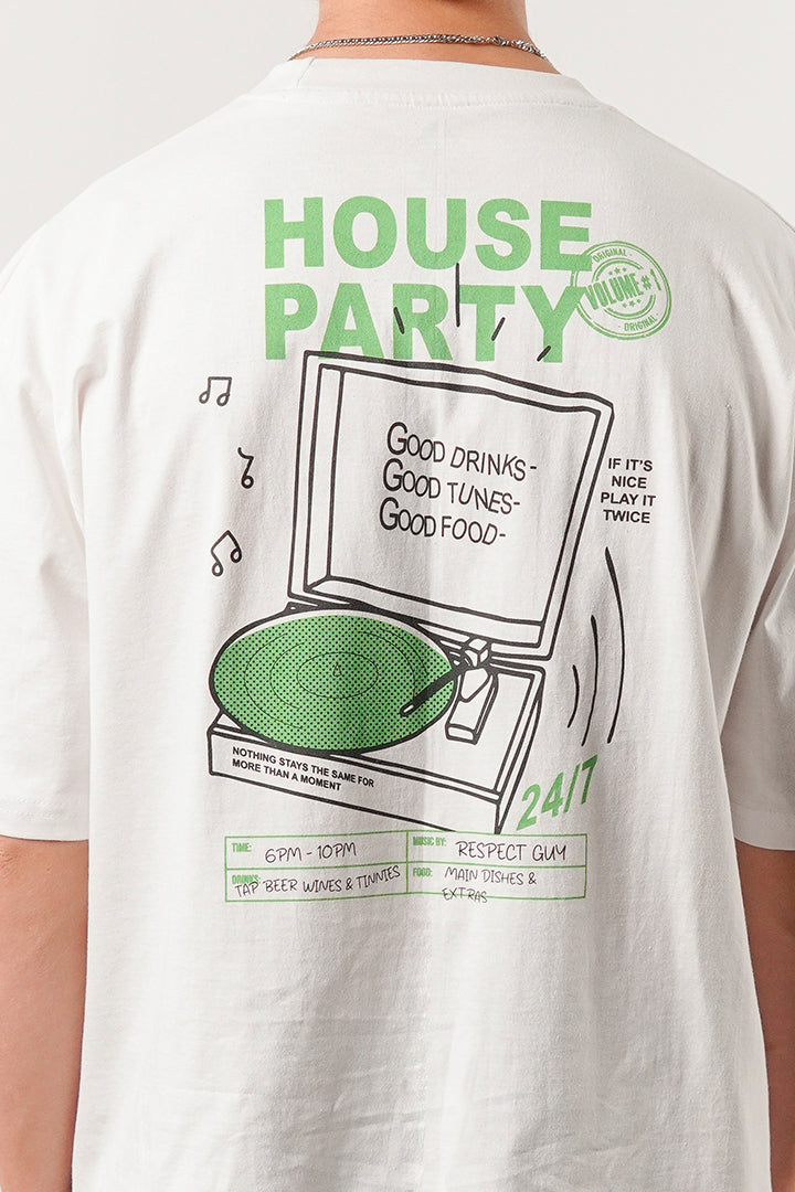 Box Fit Tee - White alternate view