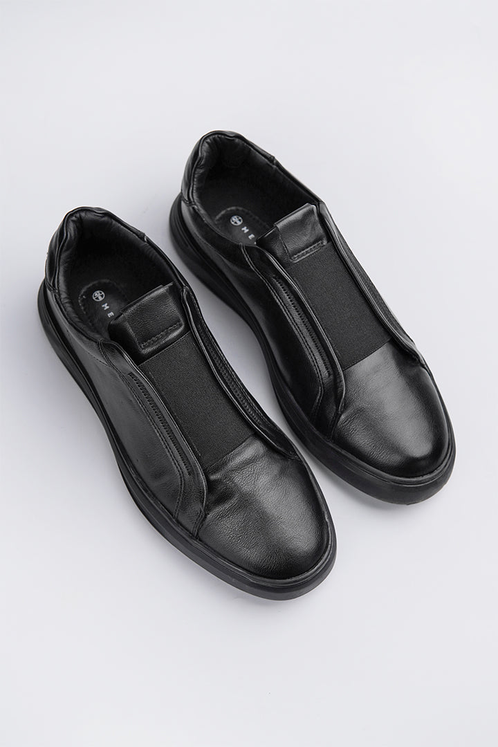 Slip On Shoes - Black alternate view