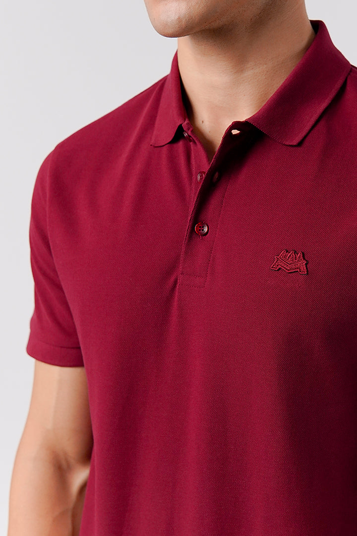 Regular Fit Polo Shirt - Maroon
