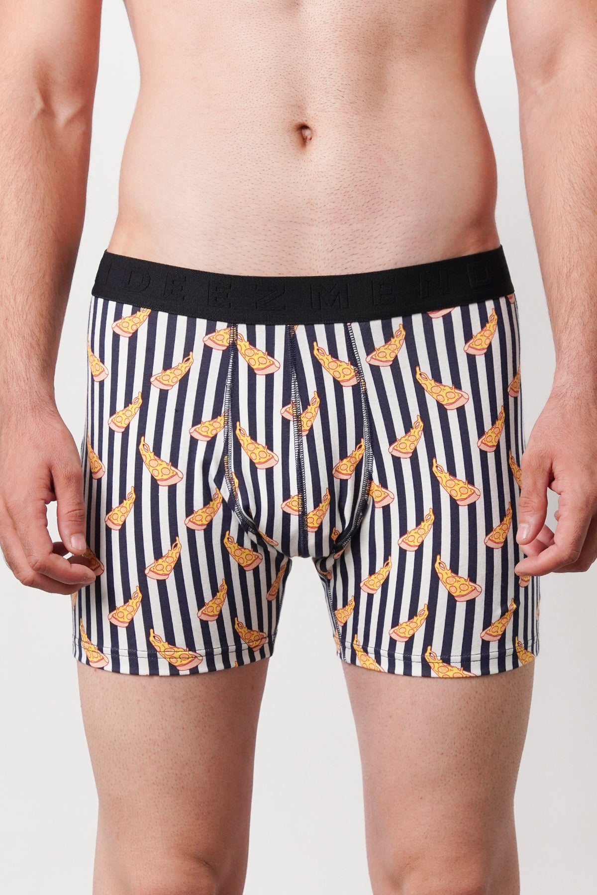 Printed All Day Boxers - Black & White - FA alternate view