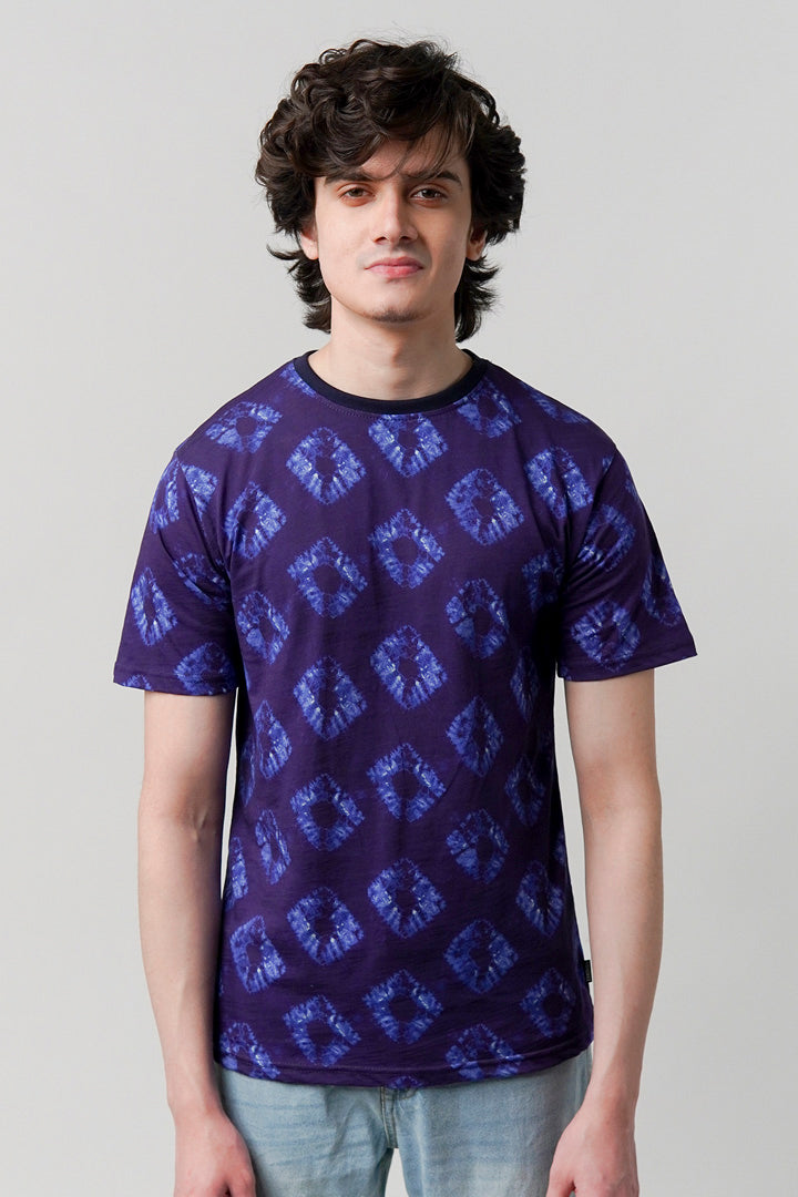Printed T-Shirt - Purple