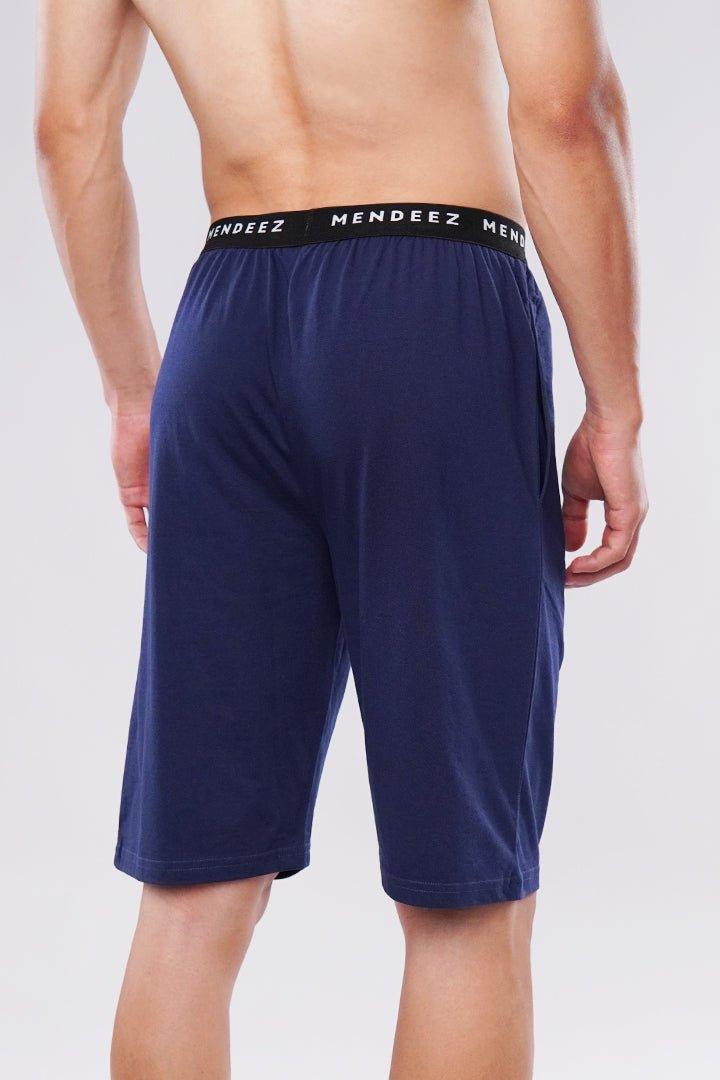 Jersey Shorts - Navy Blue alternate view