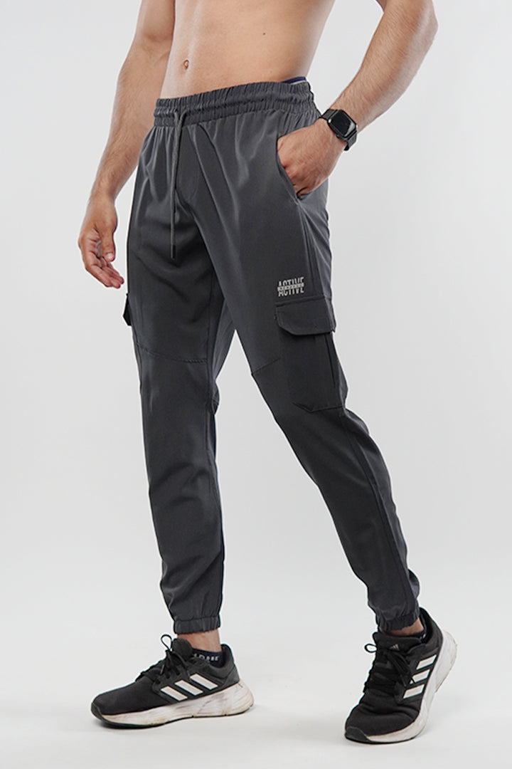 Cargo Jogger Pants - Grey - FA
