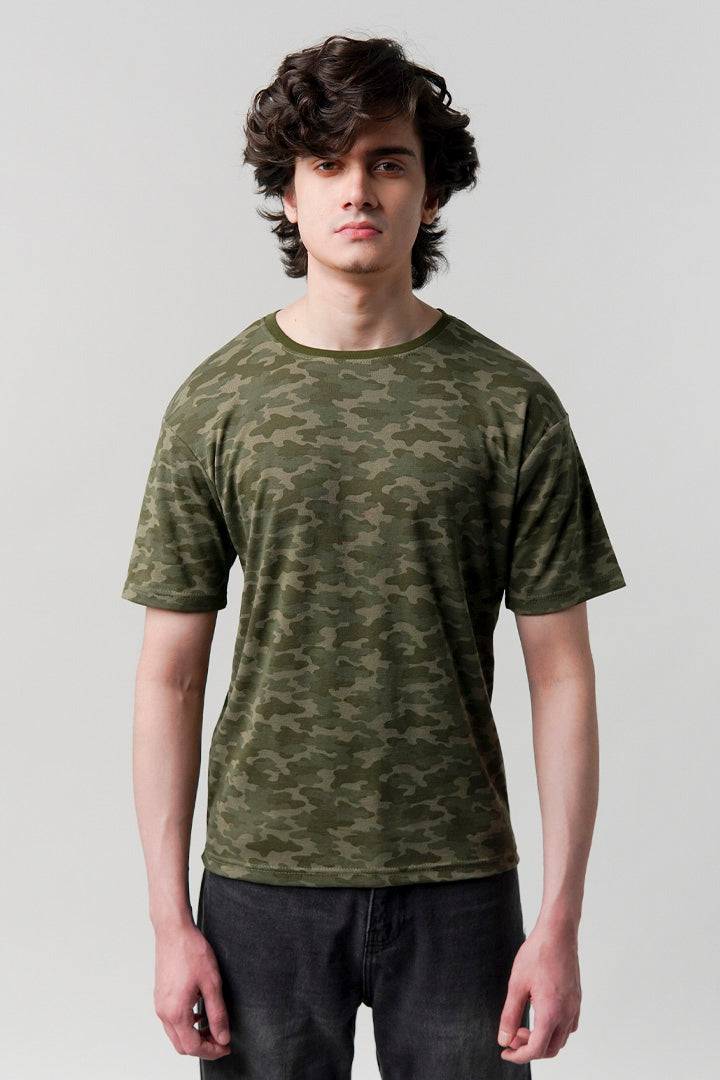 Printed T-Shirt - Camouflage