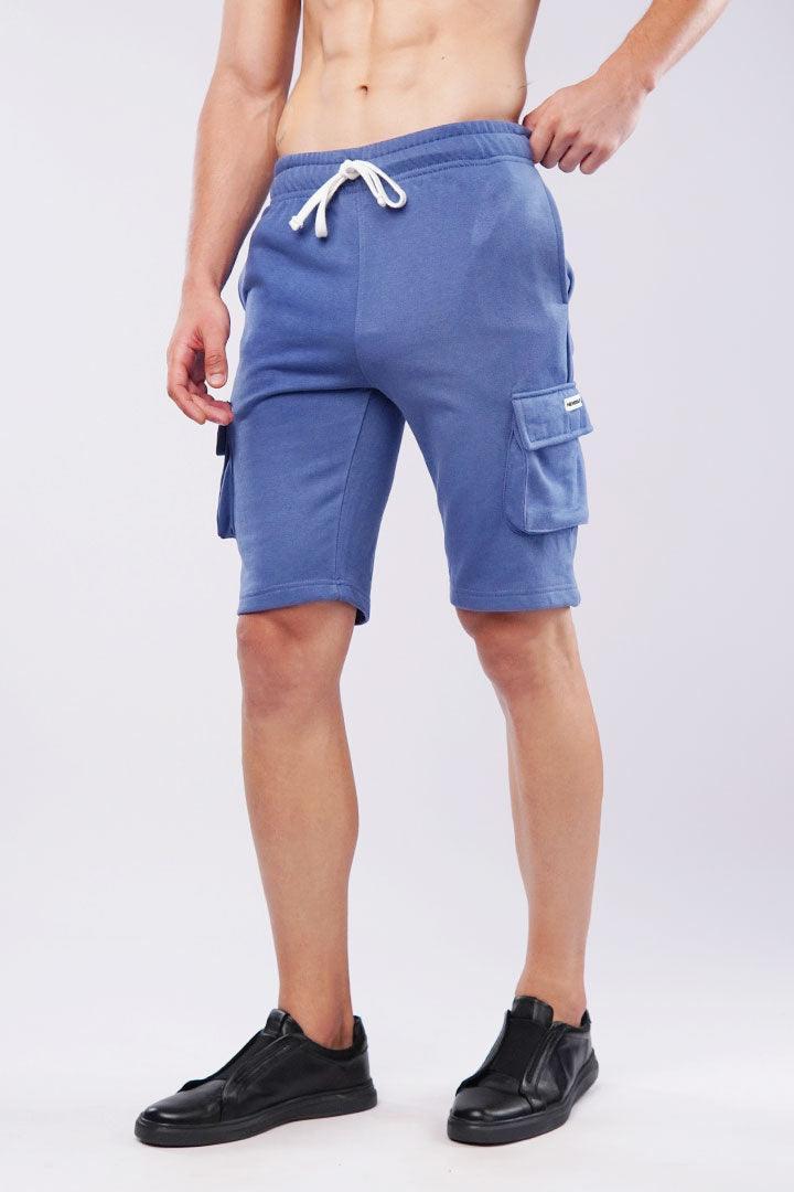 Terry Cargo Shorts - Ocean Blue - FA