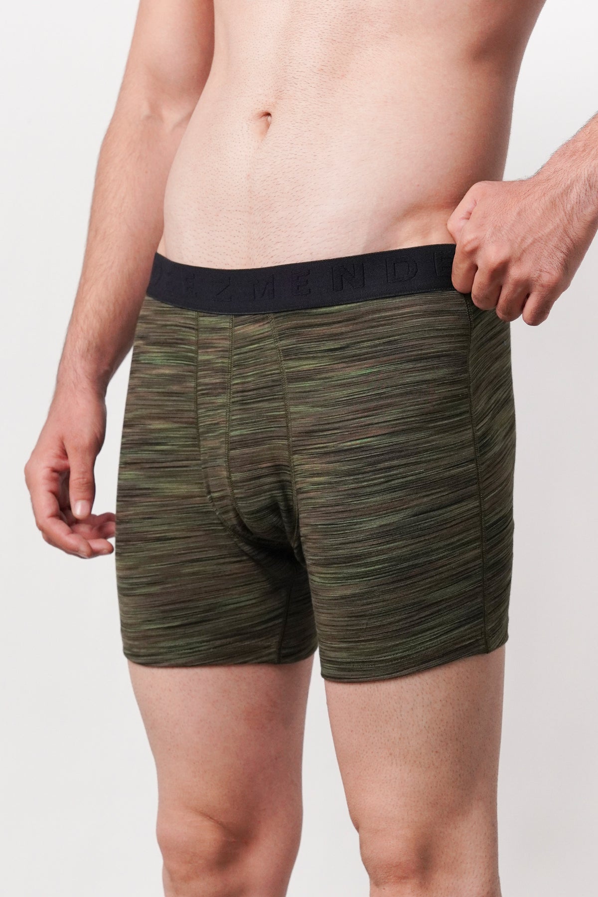 Printed All Day Boxers - Olive Green - FA