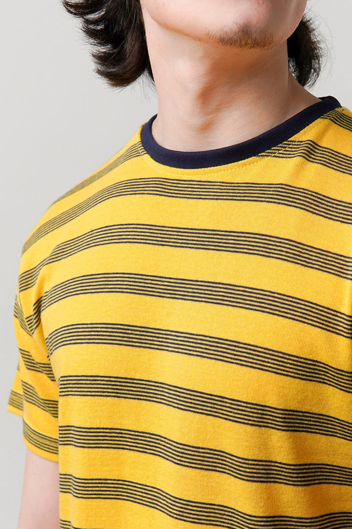 Striped T-Shirt - Yellow alternate view