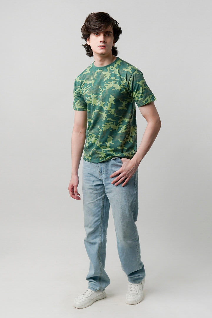 Printed T-Shirt - Camouflage