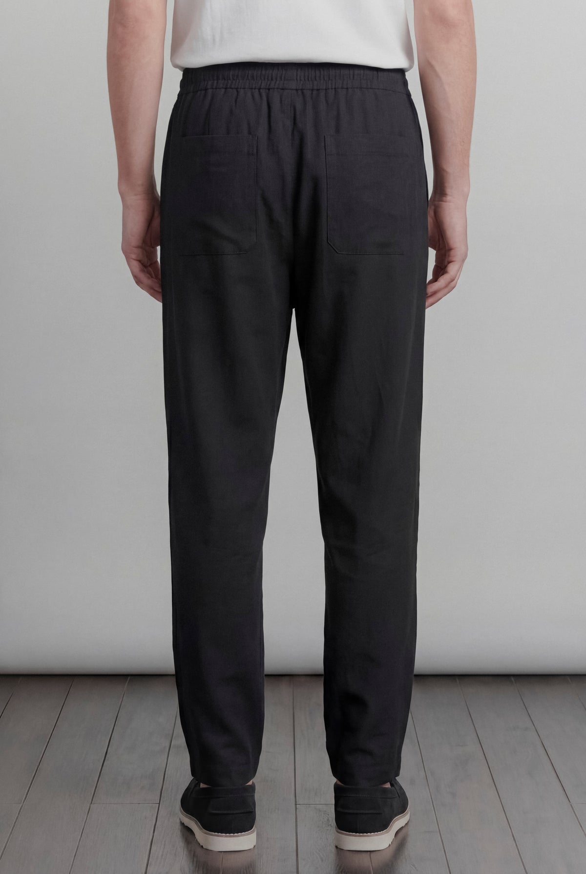Relaxed Tailored Pants - Black