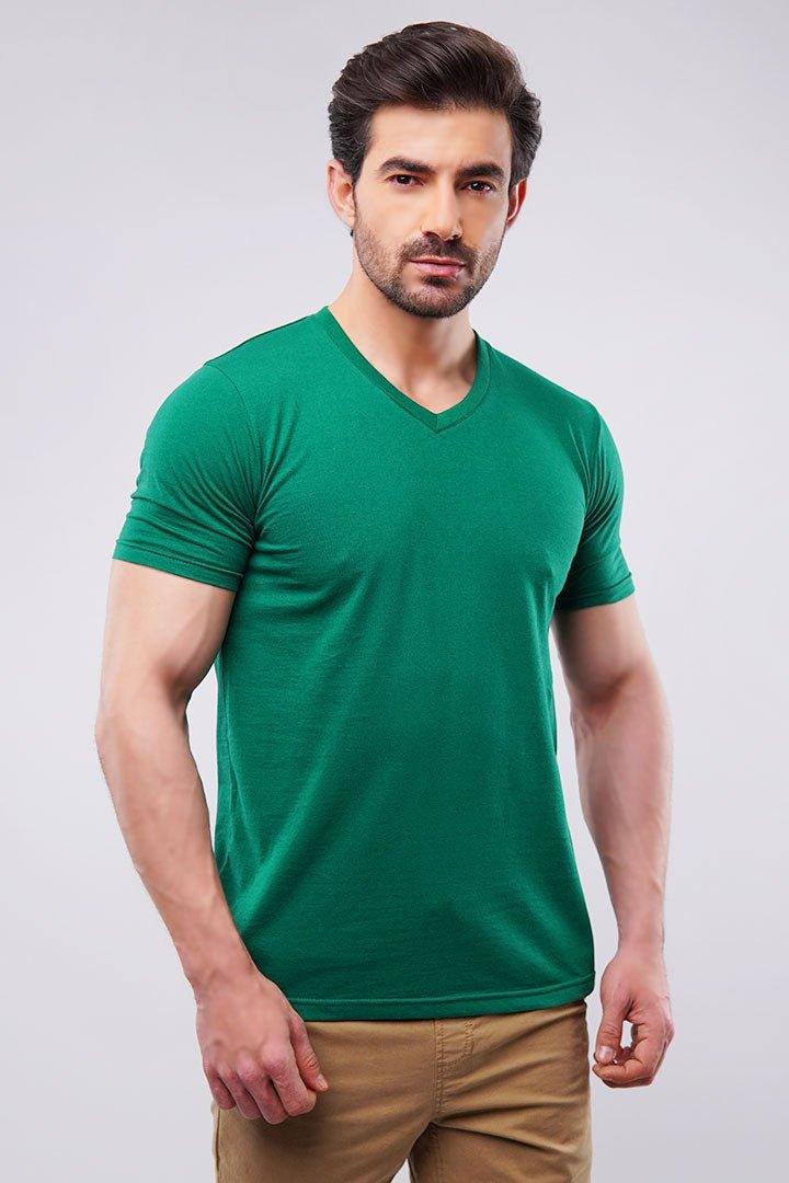V-Neck T-Shirt - Green