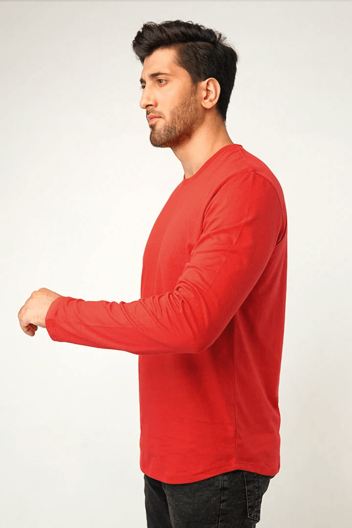 Red Full Sleeve T-Shirt