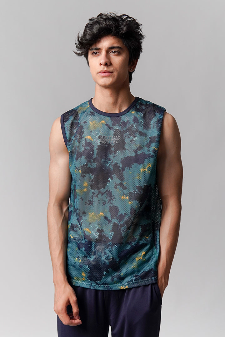 Mesh Tank Top - Camouflage
