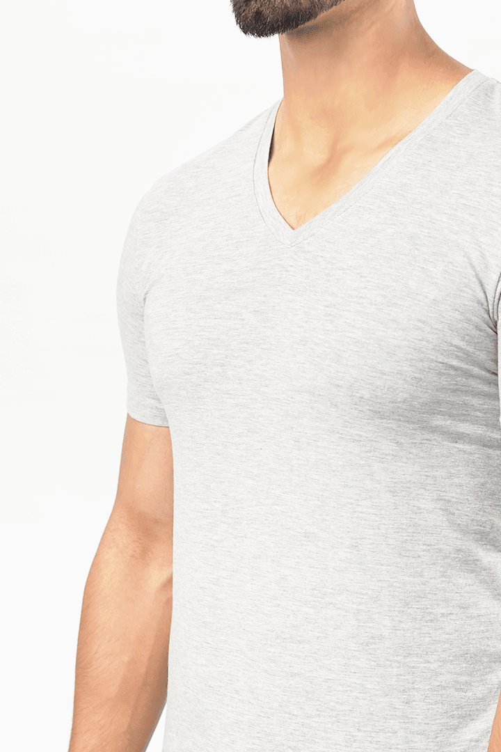 V-Neck Undershirt - Heather Grey alternate view