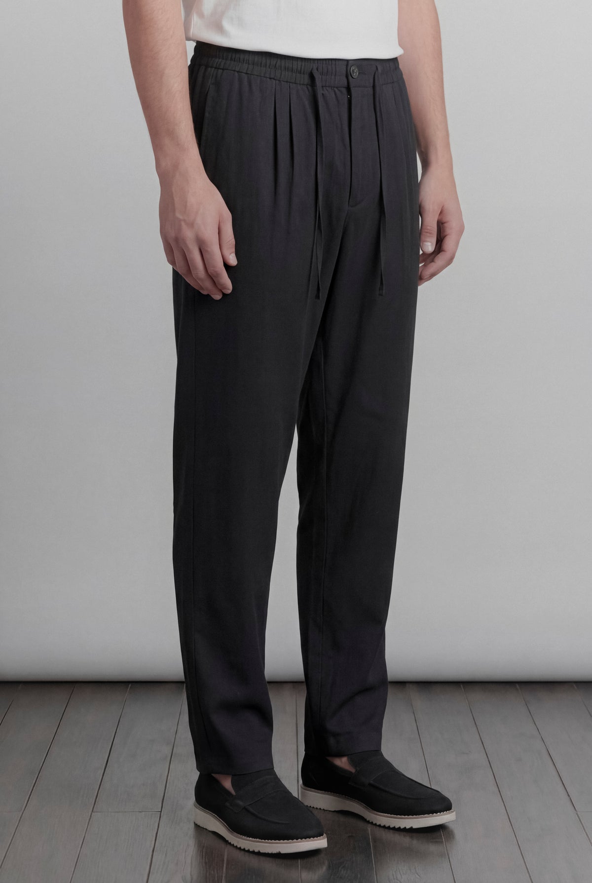 Relaxed Tailored Pants - Black