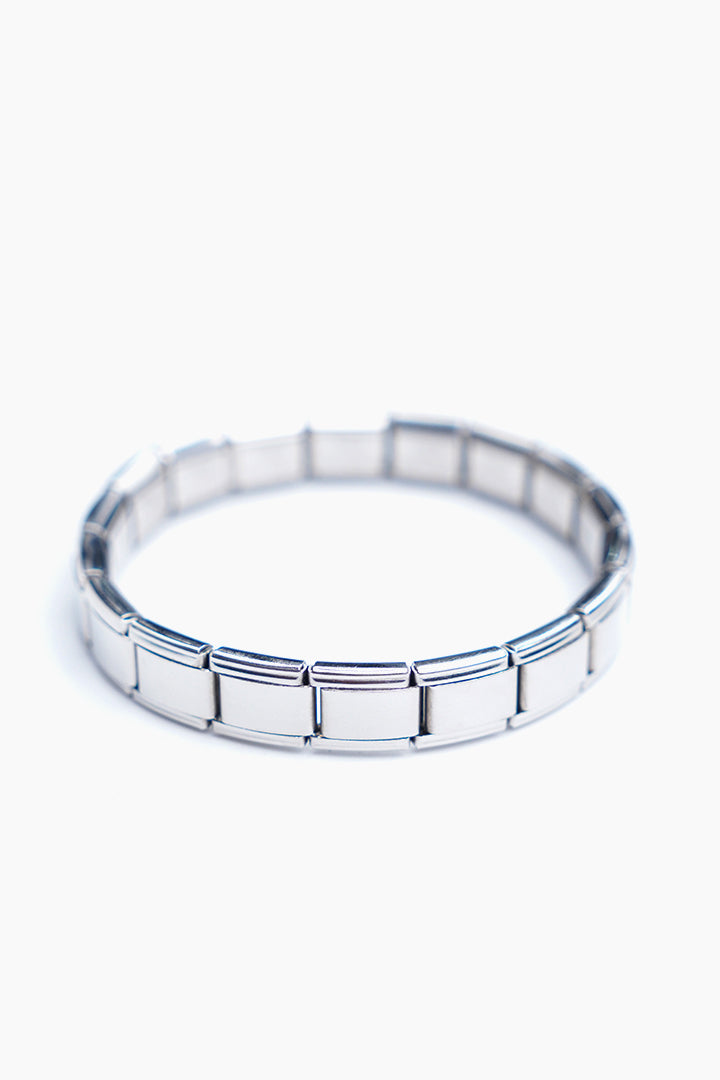 Stainless Steel Italian Modular Bracelet