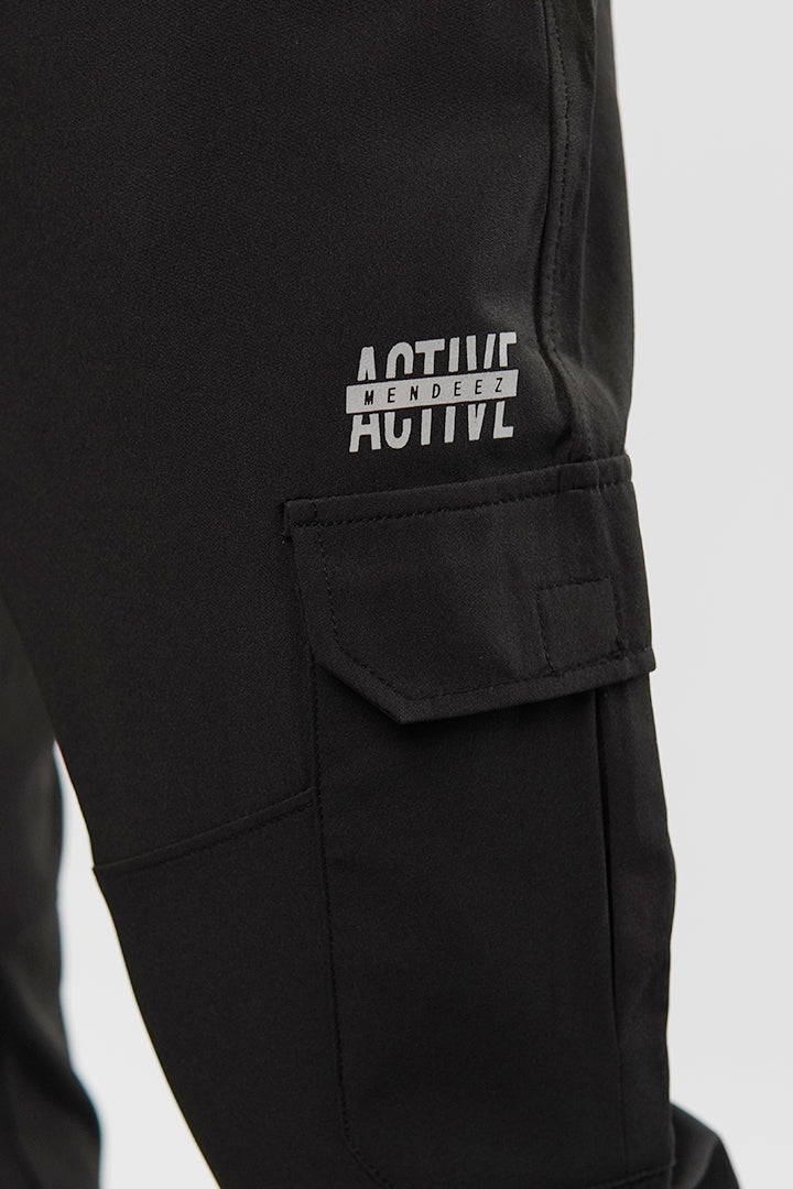 Cargo Jogger Pants - Black - FA