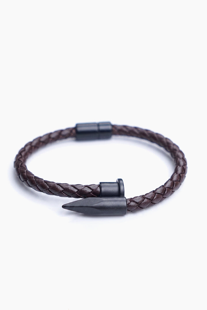 Dark Brown Black Nail Bracelet