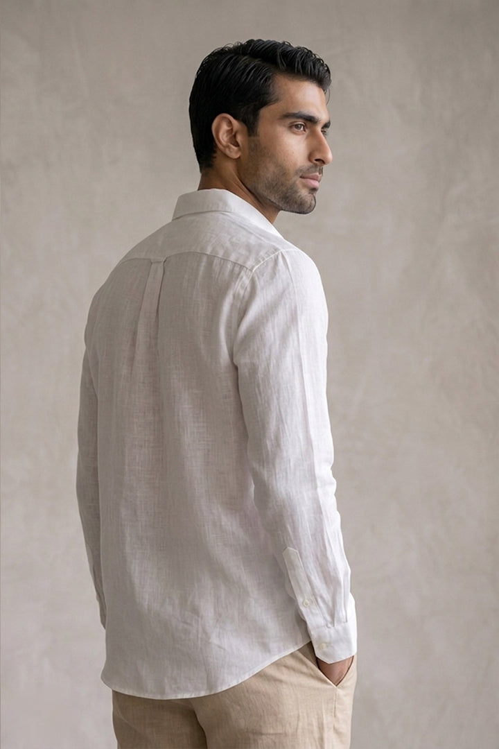 Linen Shirt - White