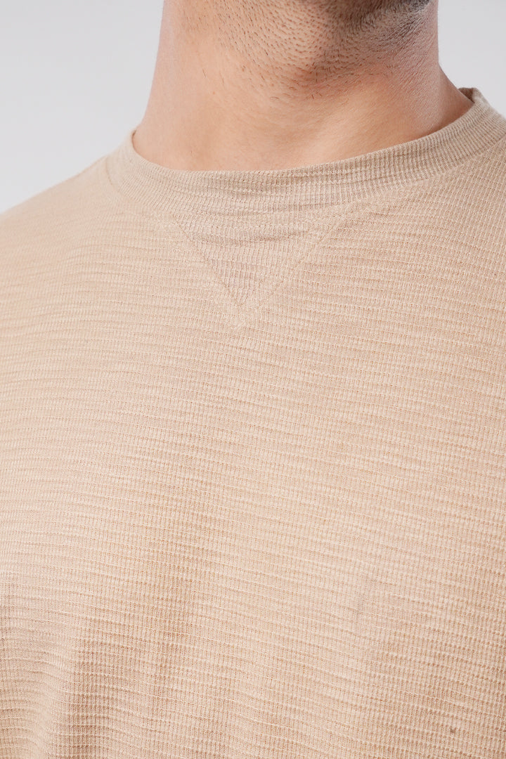 Thermal Sweatshirt - Sand - FA