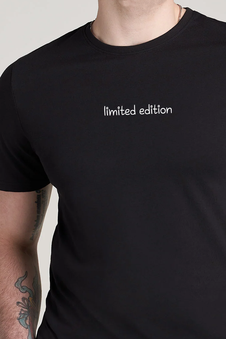 Printed Graphic Tee - Black alternate view