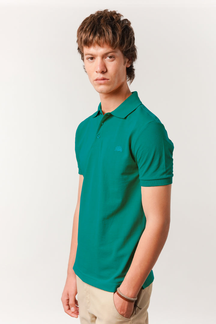 Regular Fit Polo Shirt - Emerald Green