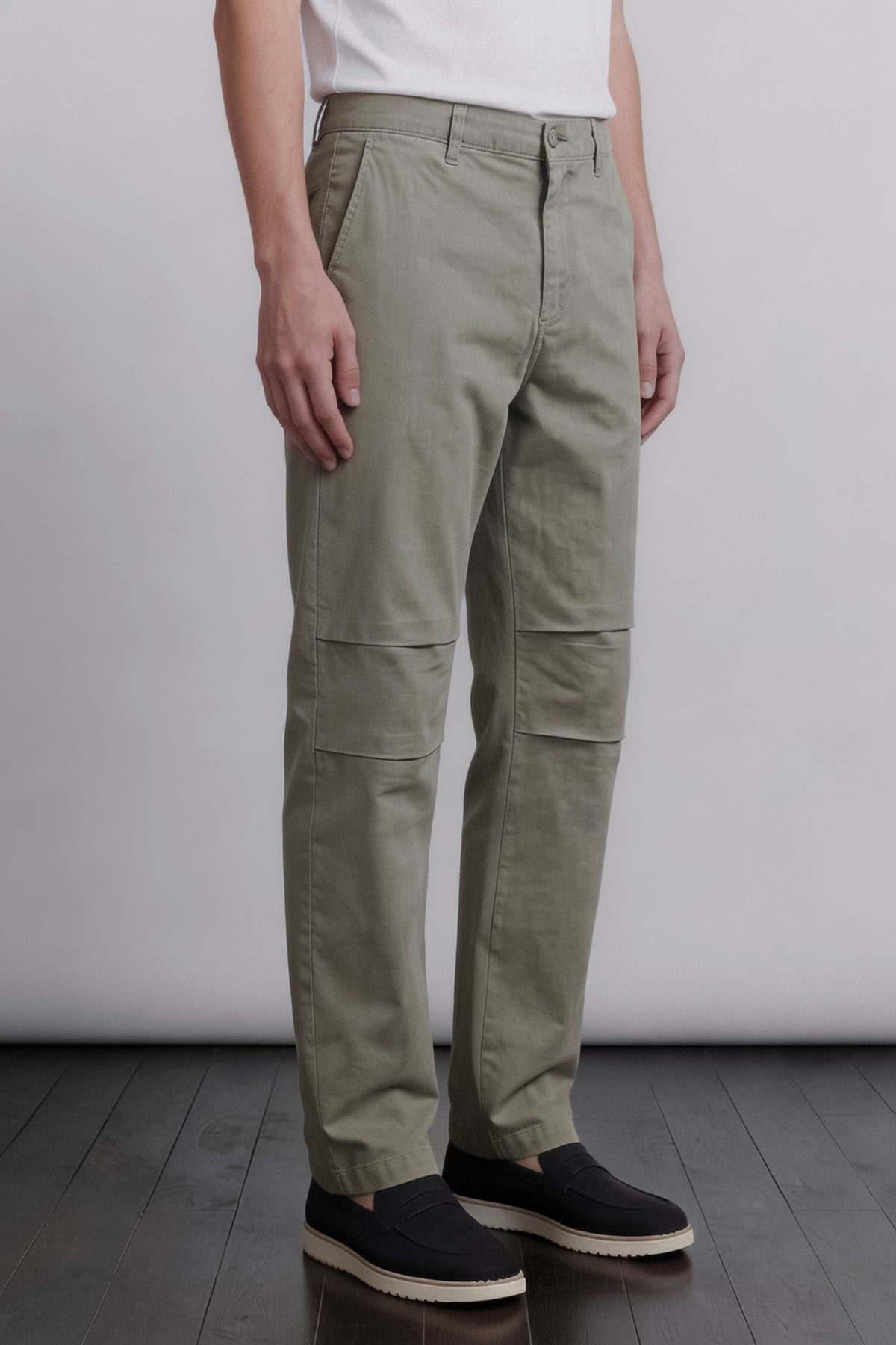 Pleated Pants - Sage Green