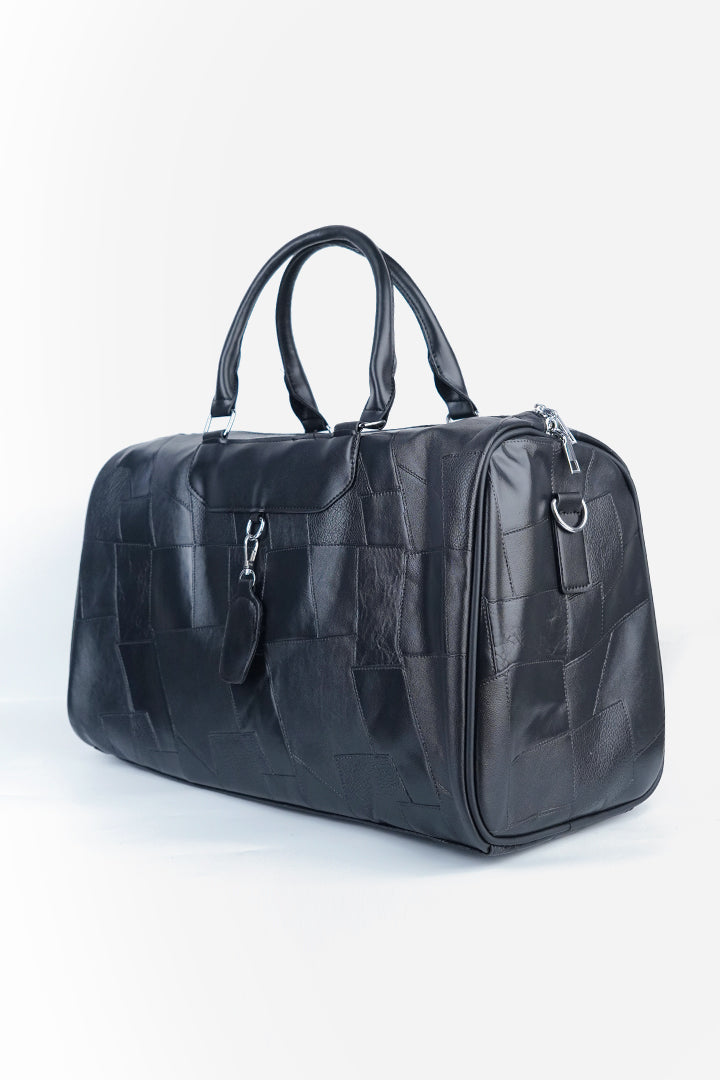 Patchwork Duffle Bag - Black alternate view