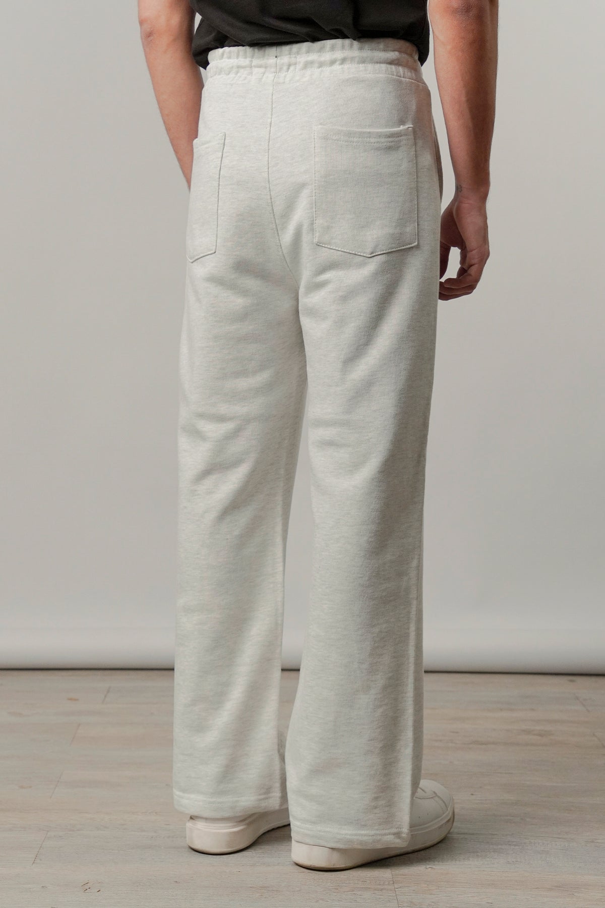 Pintex Jogger Pants - Light Grey - FA