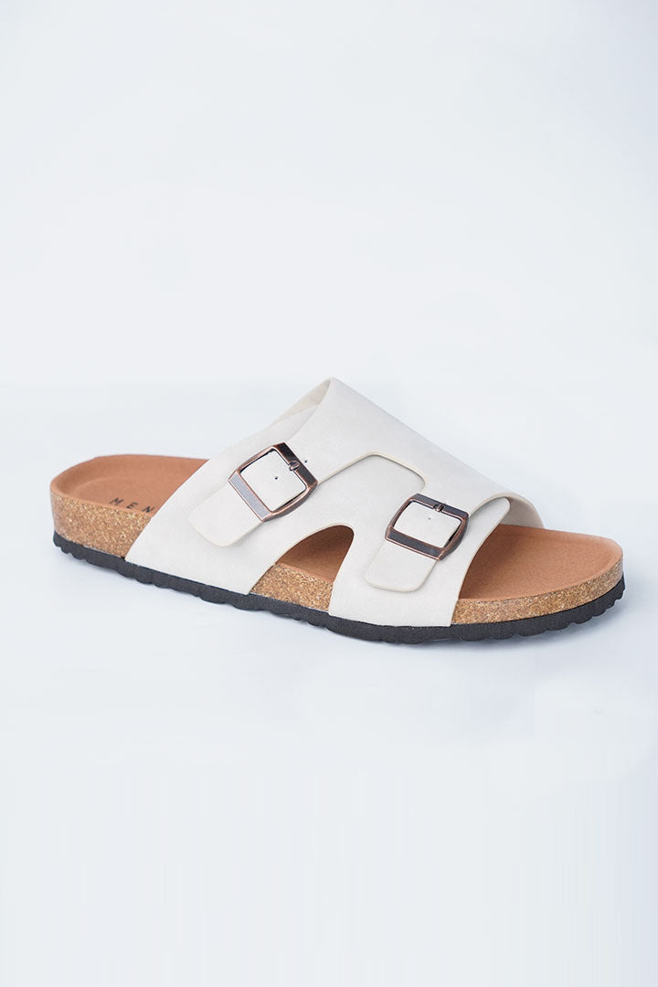 Buckle Slides - Off White