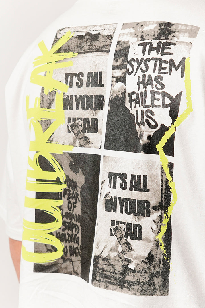 Box Fit Tee - White alternate view