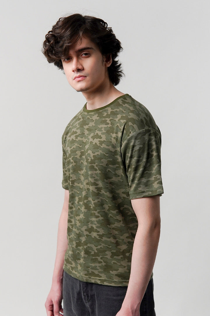 Printed T-Shirt - Camouflage