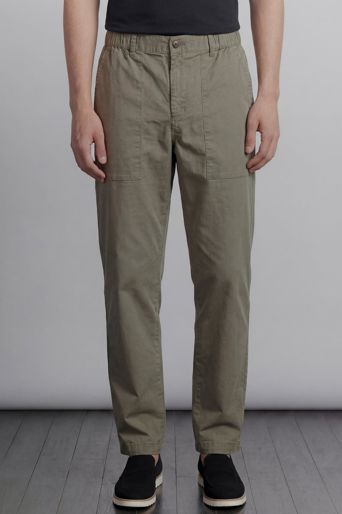 Classic Straight Pants - Sage Green