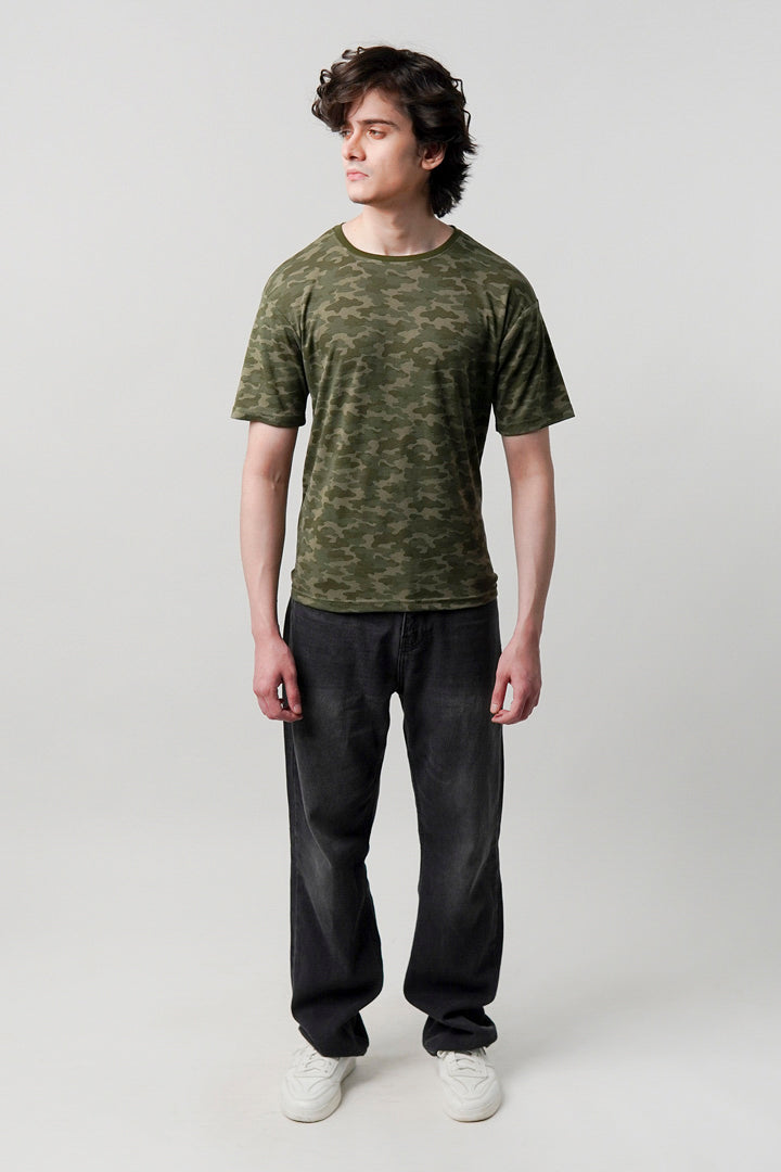 Printed T-Shirt - Camouflage