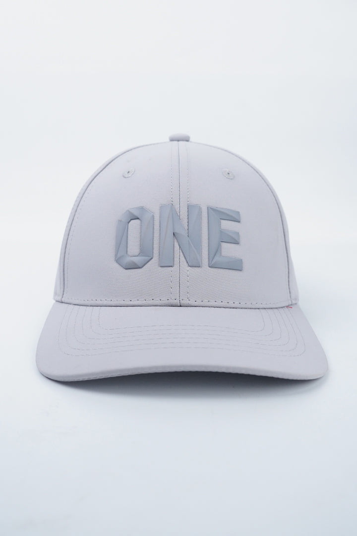 ONE Geometric Cap - Light Grey alternate view