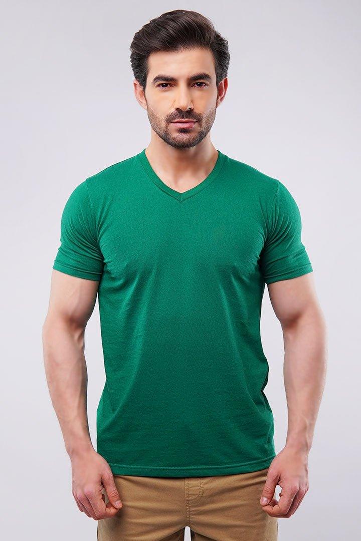 V-Neck T-Shirt - Green