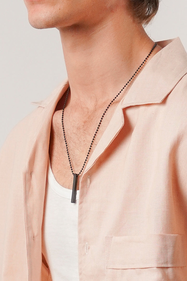 Box Fit Cuban Shirt - Powder Pink alternate view