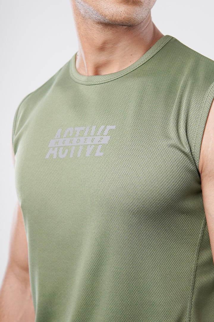 Tank Top - Olive Green alternate view