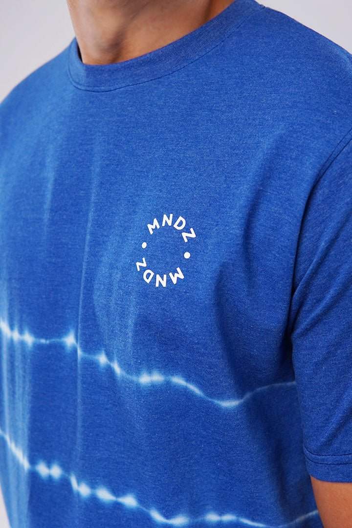 Electric Blue Tie and Dye T-shirt alternate view